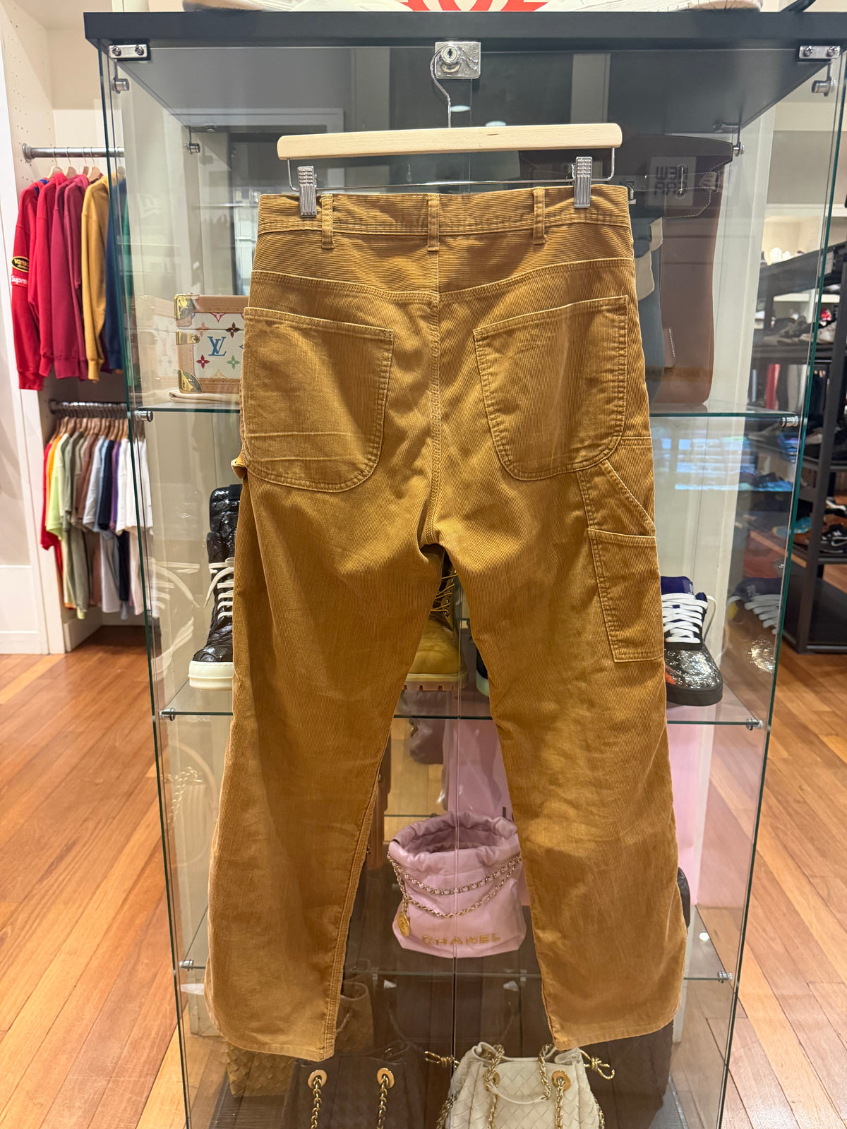 VISVIM Corduroy Double Knee Carpenter Pants - Camel