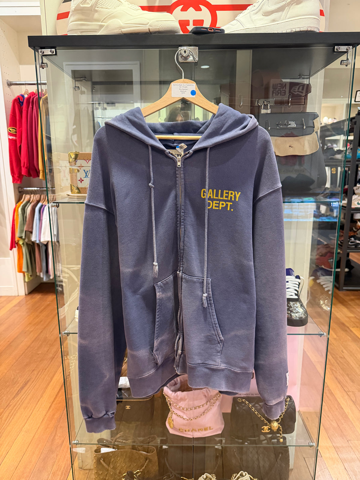 Gallery Dept. Sun Faded Zip Up - Purple