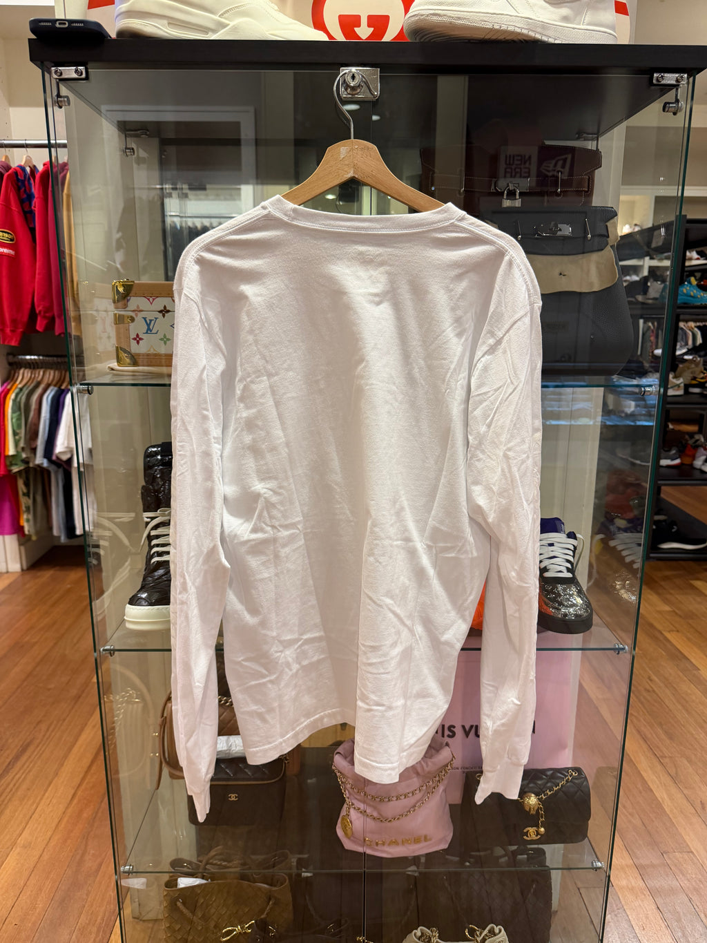 Chrome Hearts Neck Logo LS - White