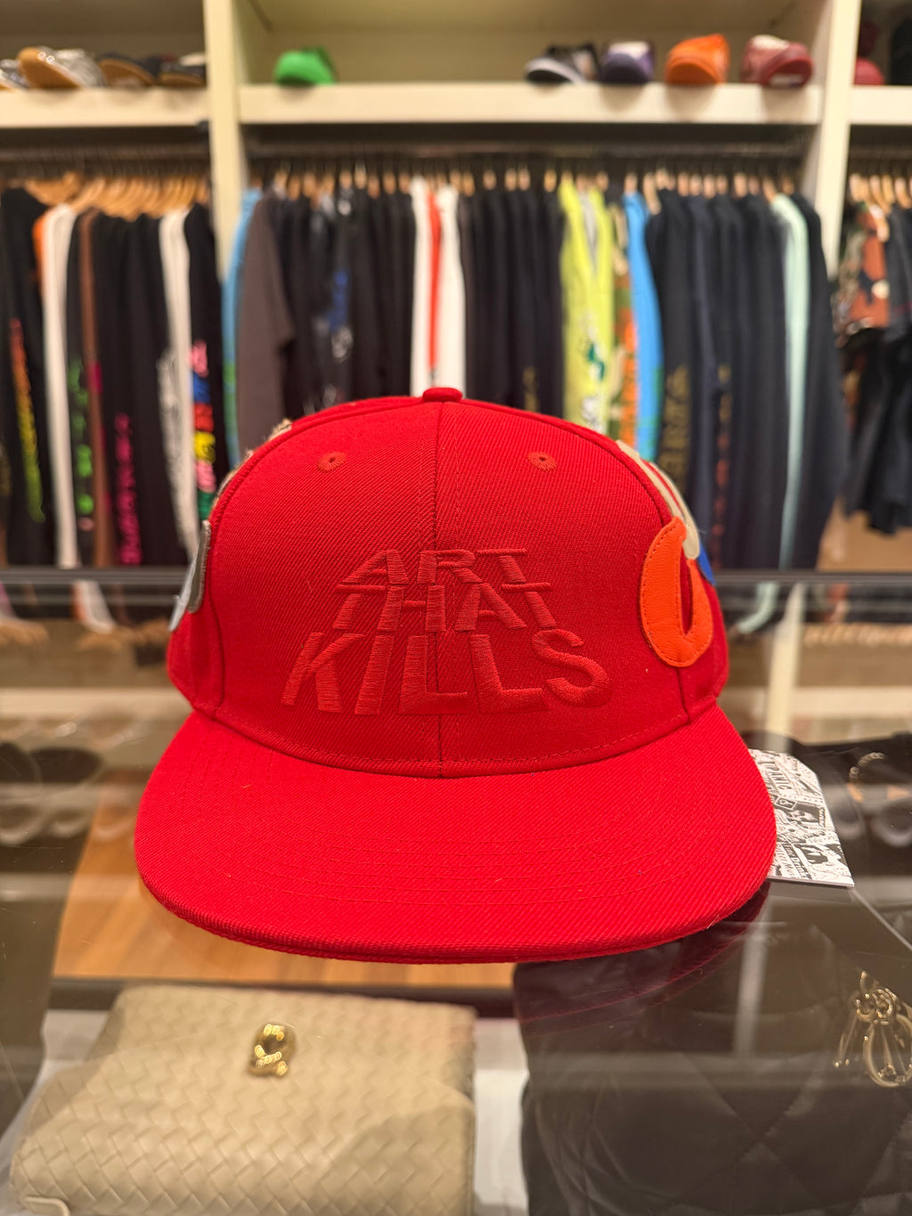 Gallery Dept Leather G Patch Hat - Red