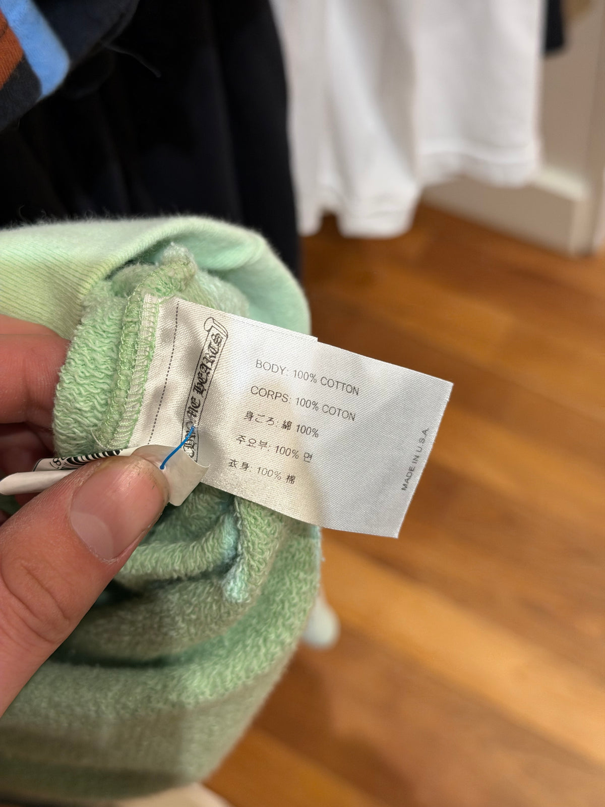 Chrome Hearts x Matty Boy ‘Lust’ Hoodie - Mint