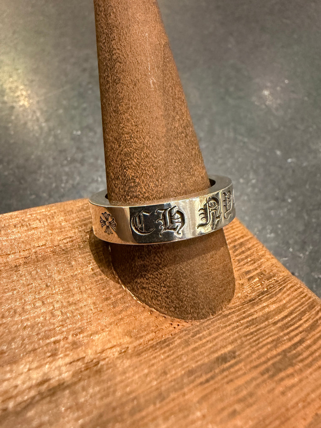 Chrome Hearts CH NYC 6MM Spacer Ring Silver - Size 10