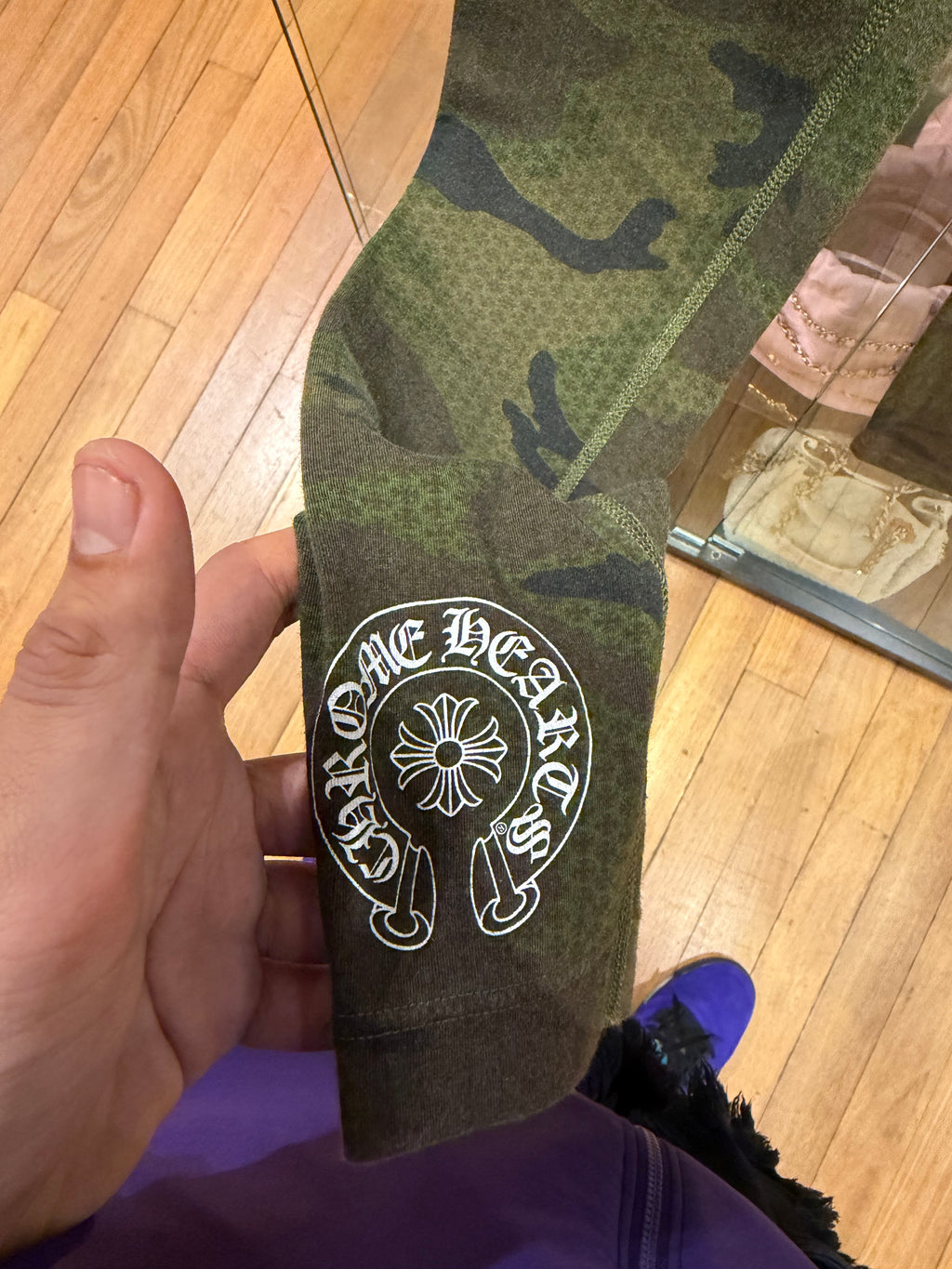 Chrome Hearts Camo
Thermal Leggings - Green