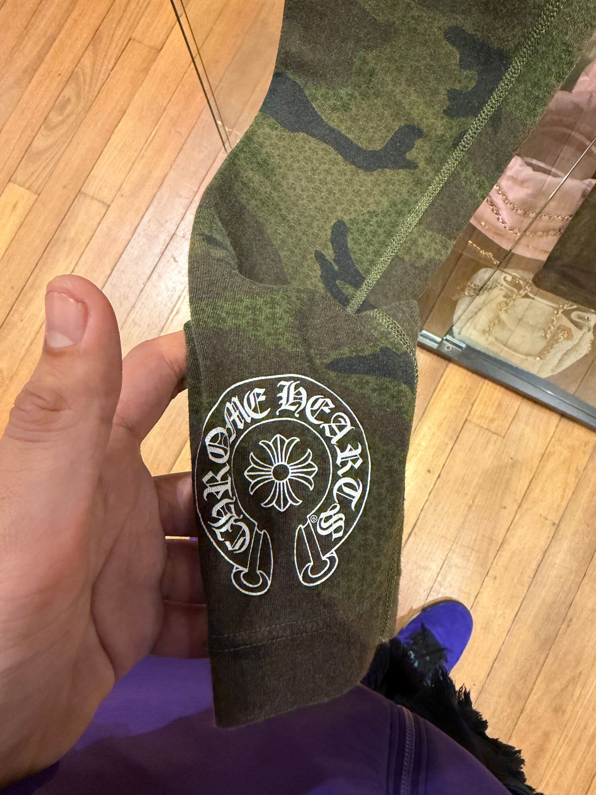 Chrome Hearts Camo
Thermal Leggings - Green