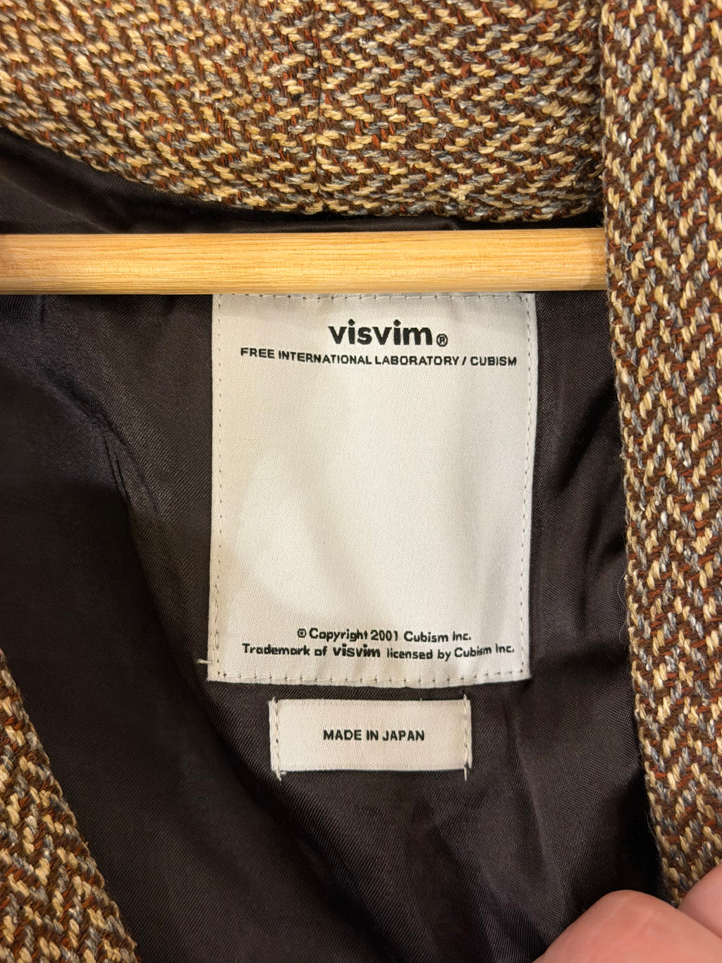 Visvim AW17 Herringbone Yukata Coat