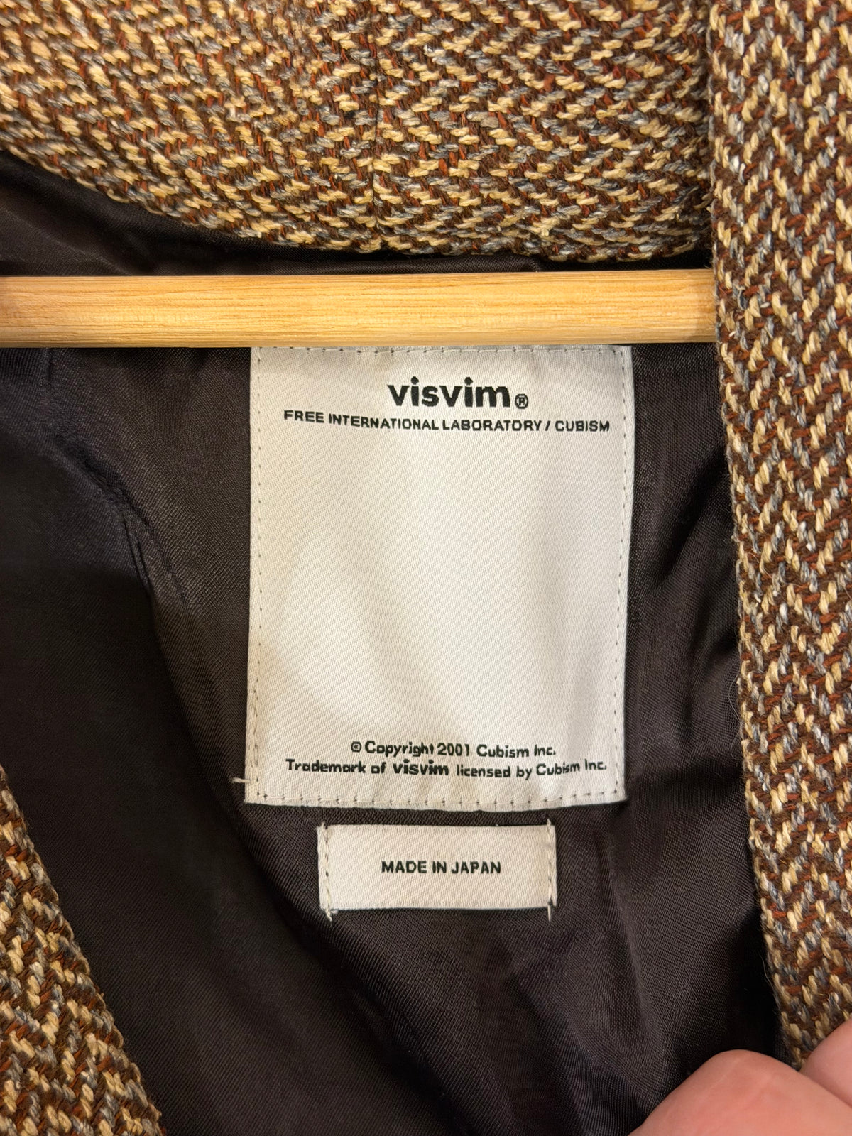 Visvim AW17 Herringbone Yukata Coat
