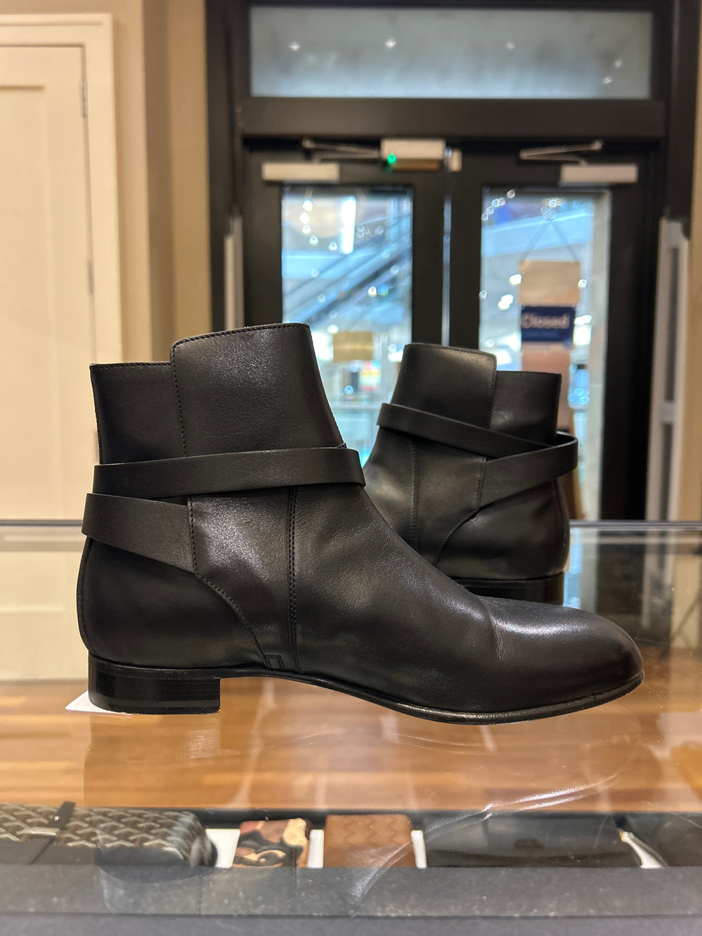 Hermes Neo Ankle Boot - Black Leather