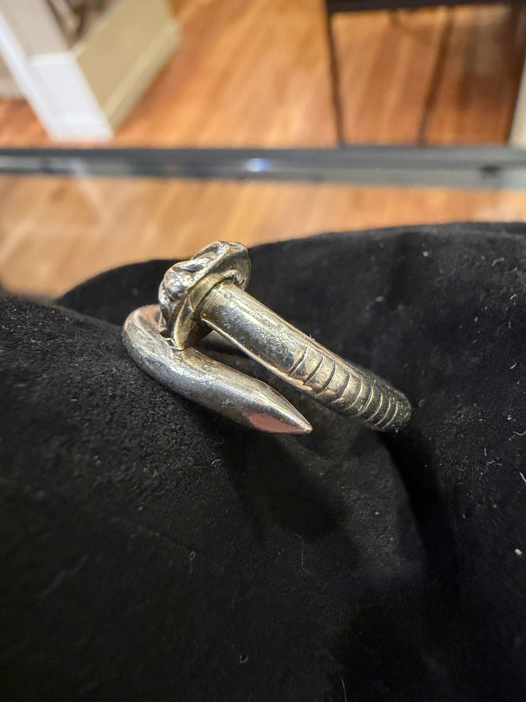 Chrome Hearts Nail Ring - Silver