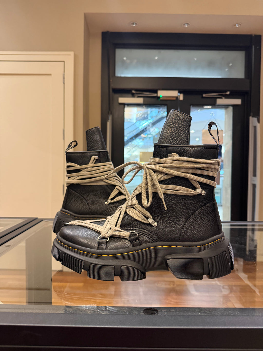 Rick Owen’s x Doc Marten’s 1460 DMXL Megalace Boots