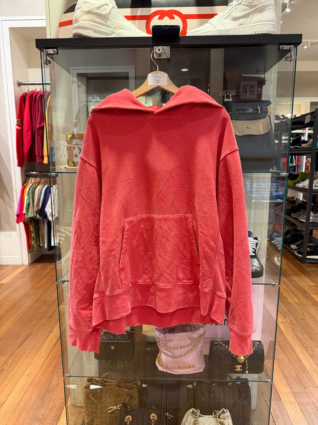 Yeezy Season 3 Hoodie - Flouro Red
