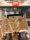 Miu Miu Khaki Embroidered Skirt