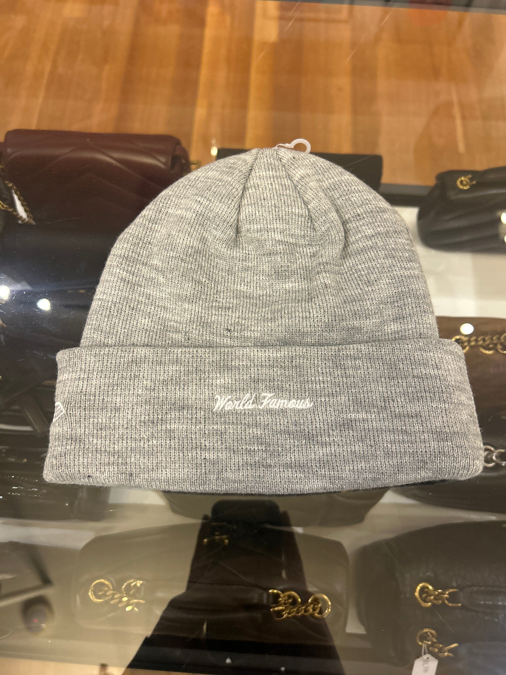 Supreme Cross Box Logo Beanie - Grey