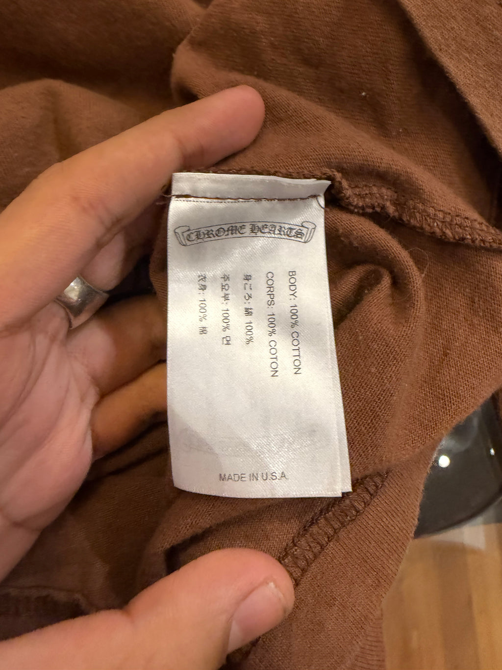 Chrome Hearts Matty Boy
Structure - Brown