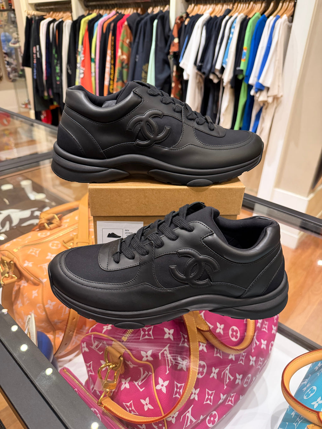 Chanel Trainer Sneakers - Black