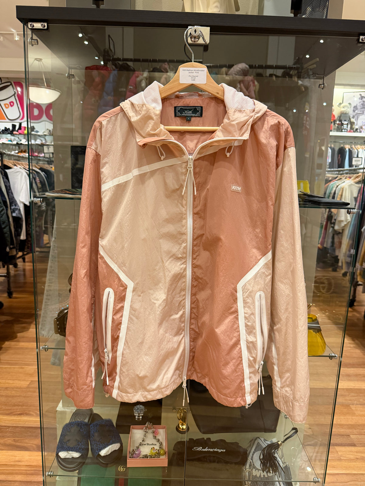Kith Madison Windbreaker Jacket - Pink