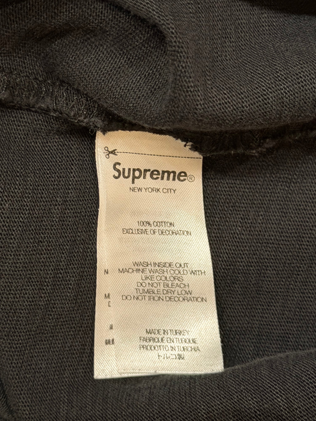 Supreme Mental Tee - Black