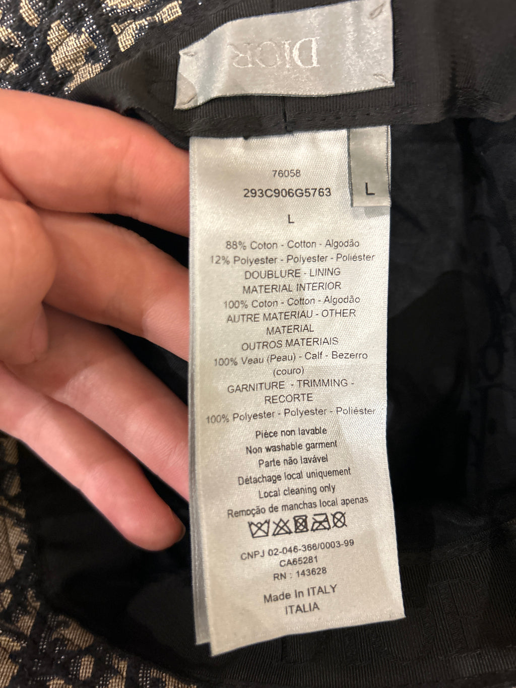 Dior Clip Bucket Hat - Dior Monogram