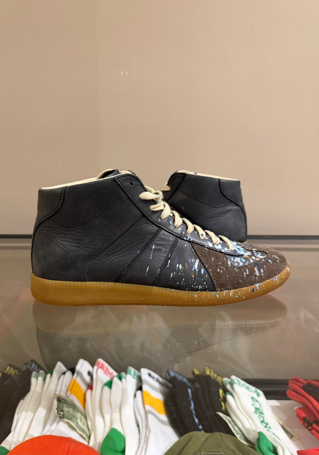 Maison Margiela Replica High
- Navy/Paint Splatter