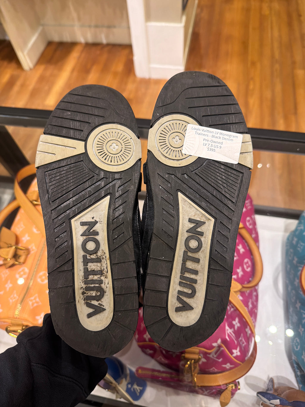 Louis Vuitton LV Monogram Trainers - Black Denim