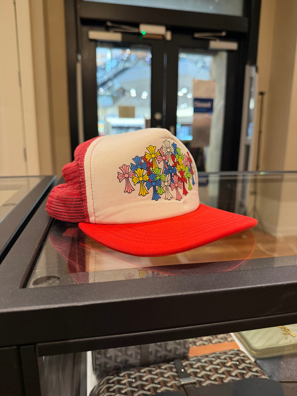 Chrome Hearts Multicolor Crosses Trucker Hat