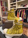 Rick Owens Python Ramone High - Lemon Milk Yellow
