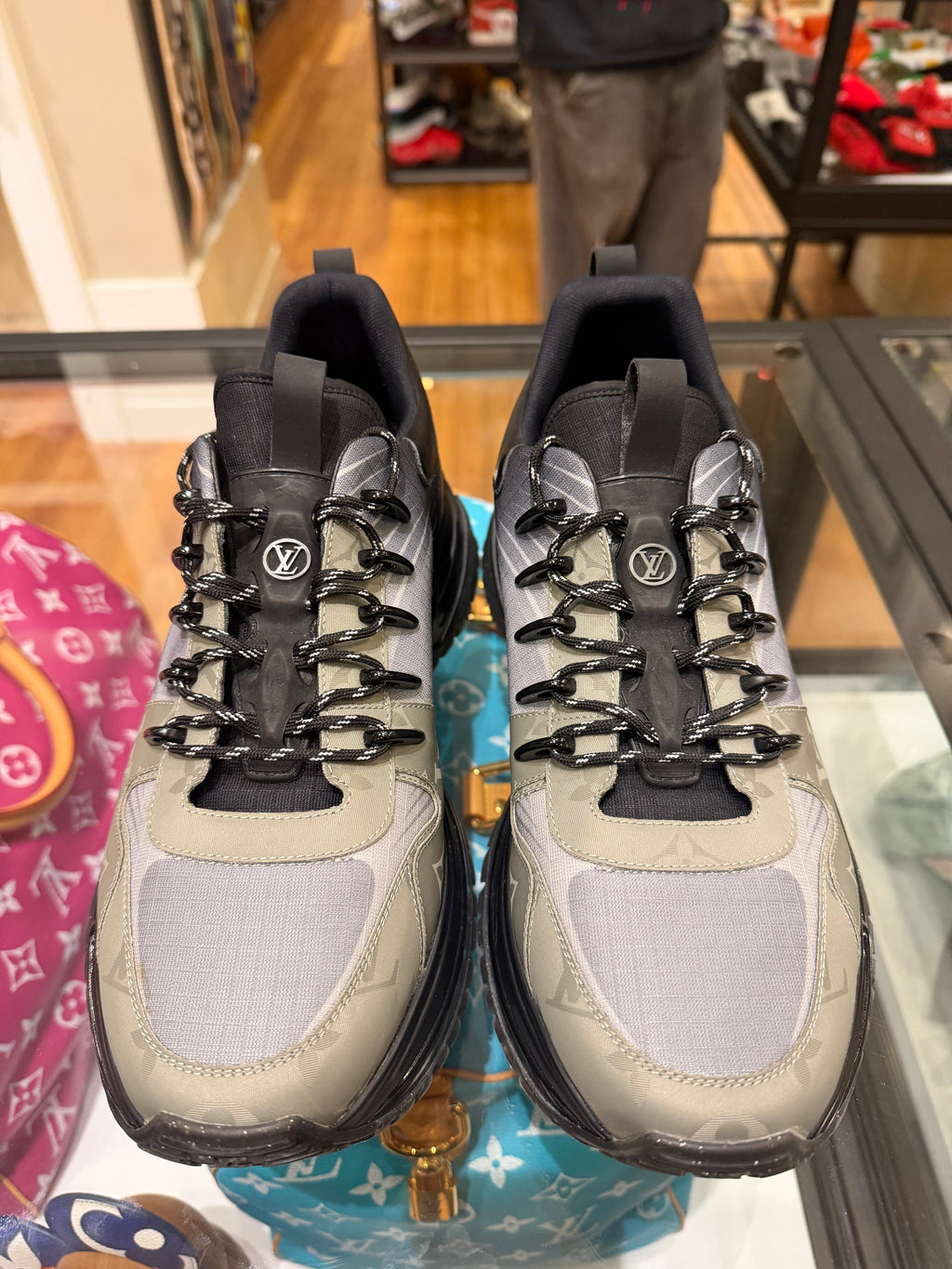 Louis Vuitton Run Away Pulse Sneakers - Black/Grey