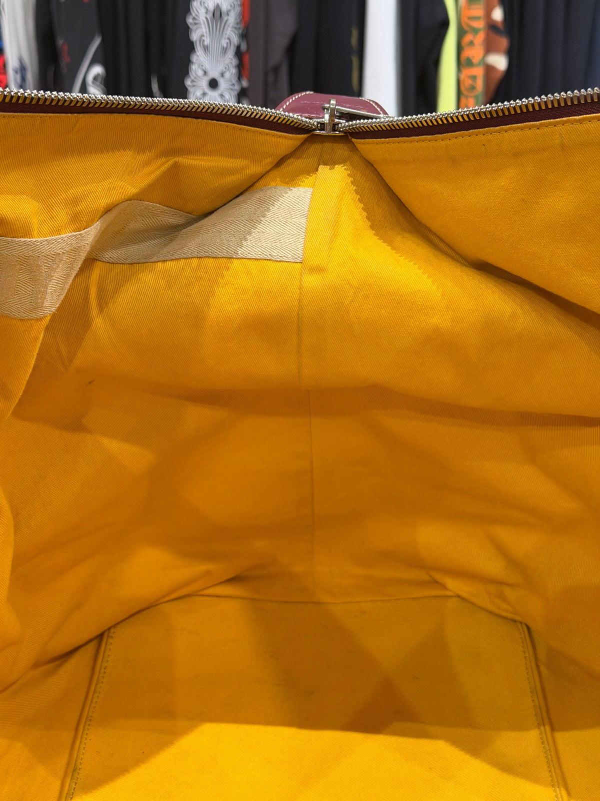 Goyard Boeing 55 Burgundy Duffle Bag