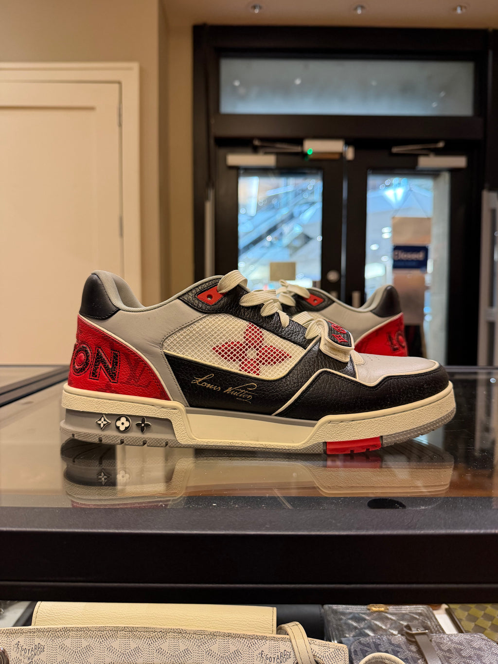 Louis Vuitton LV Trainer - Red/Grey/Black