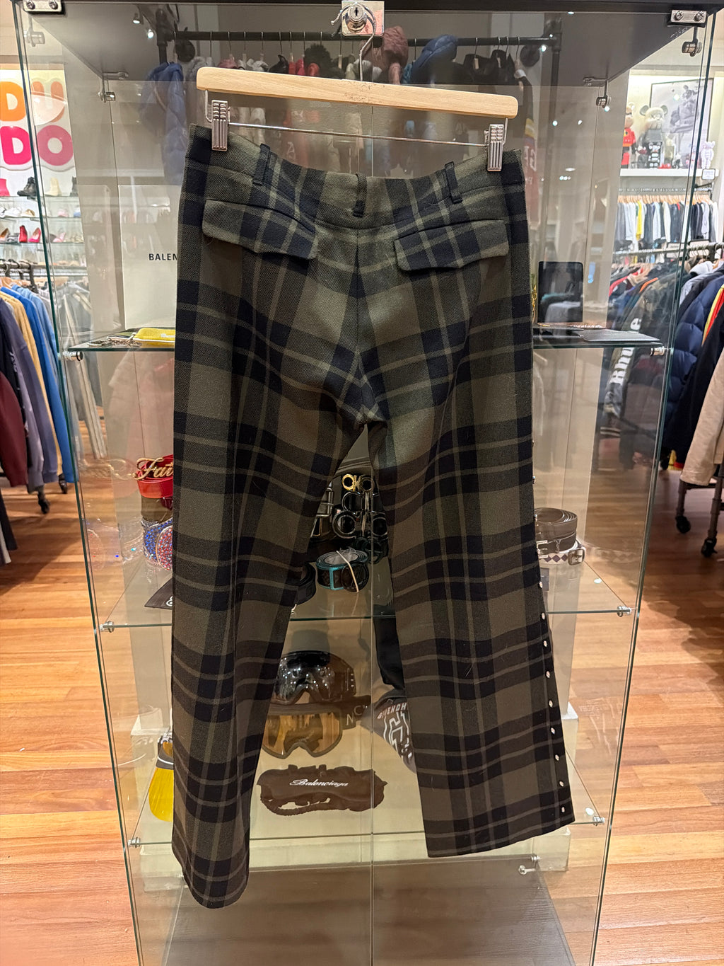 Undercover Flannel Rhinestone Trousers