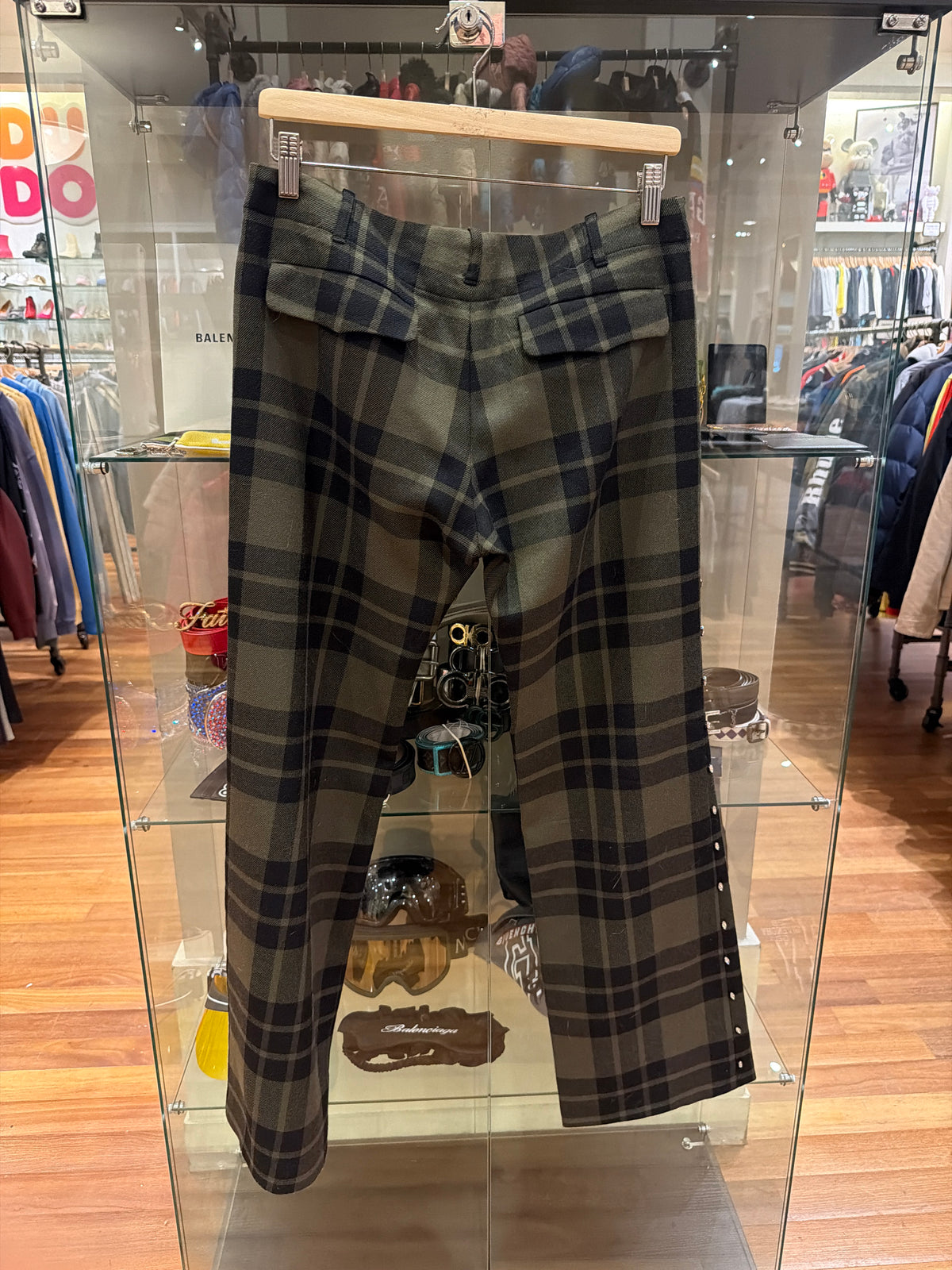 Undercover Flannel Rhinestone Trousers