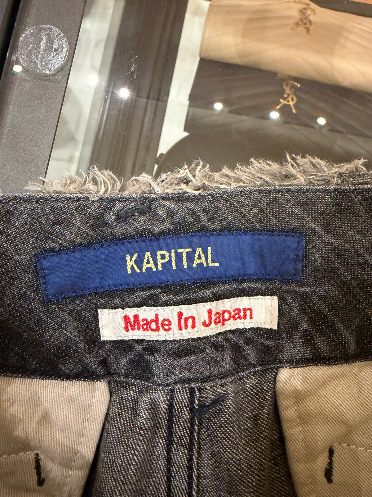 Kapital Jean Shorts - Grey