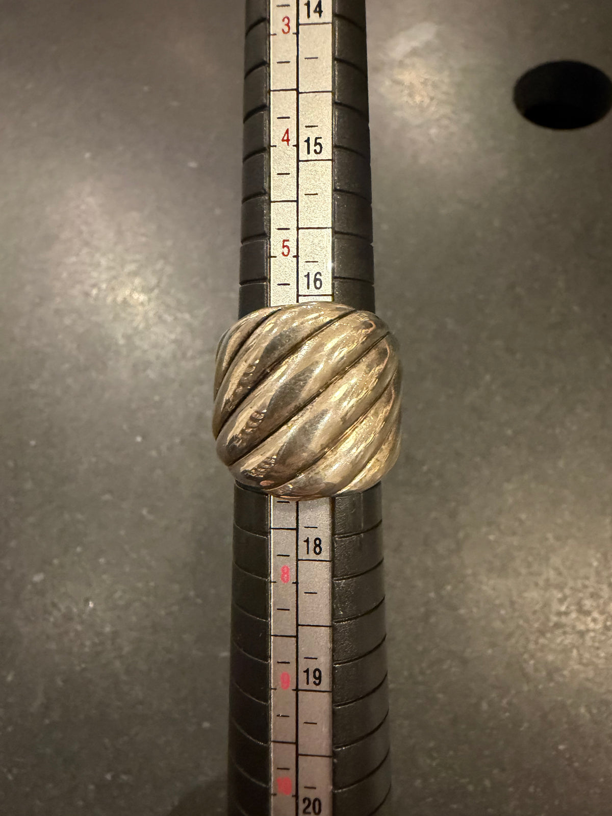 David Yurman Fluted Silver Ring