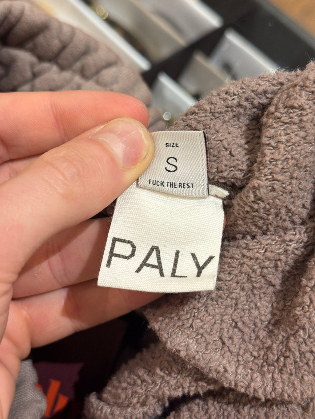 Paly Hollywood Mass Print Sweatpants - Beige