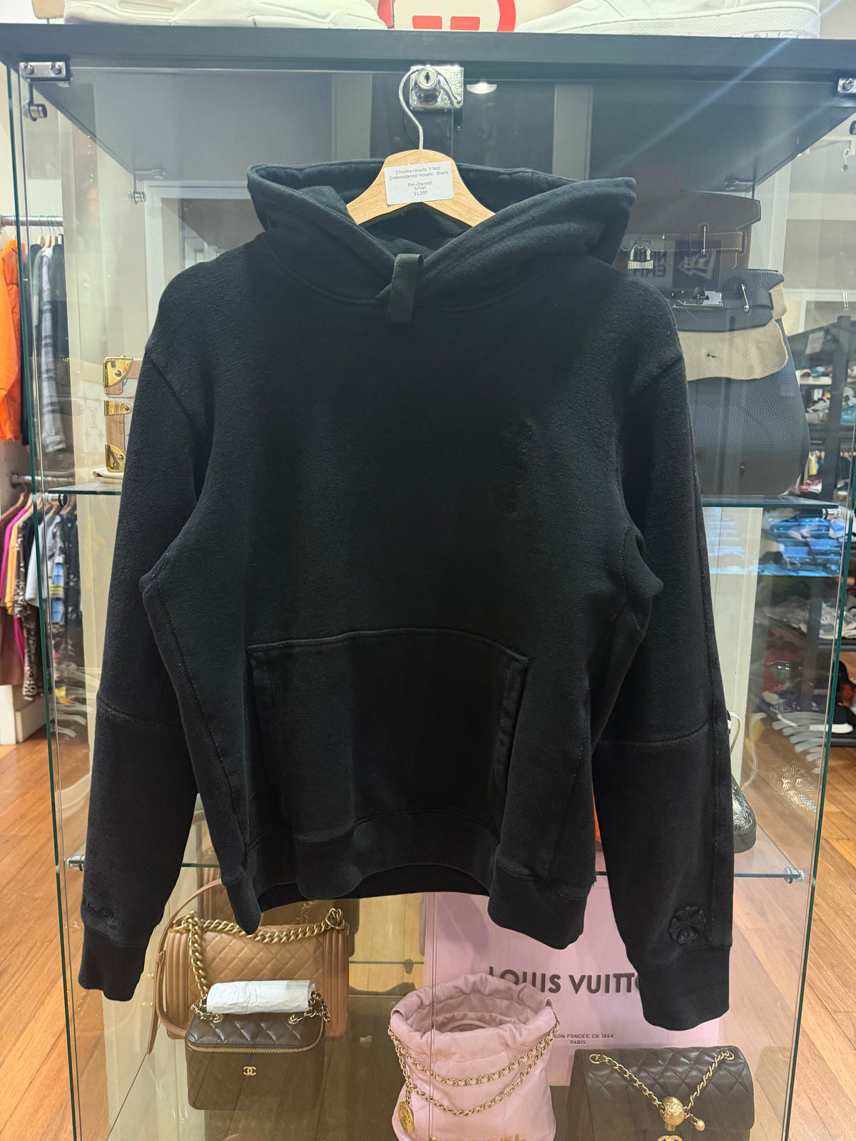 Chrome Hearts 'Y Not'
Embroidered Hoodie - Black