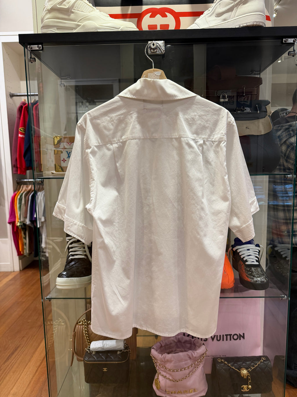Enfants Riches Deprimes Girl/Gun Short Sleeve Button Up