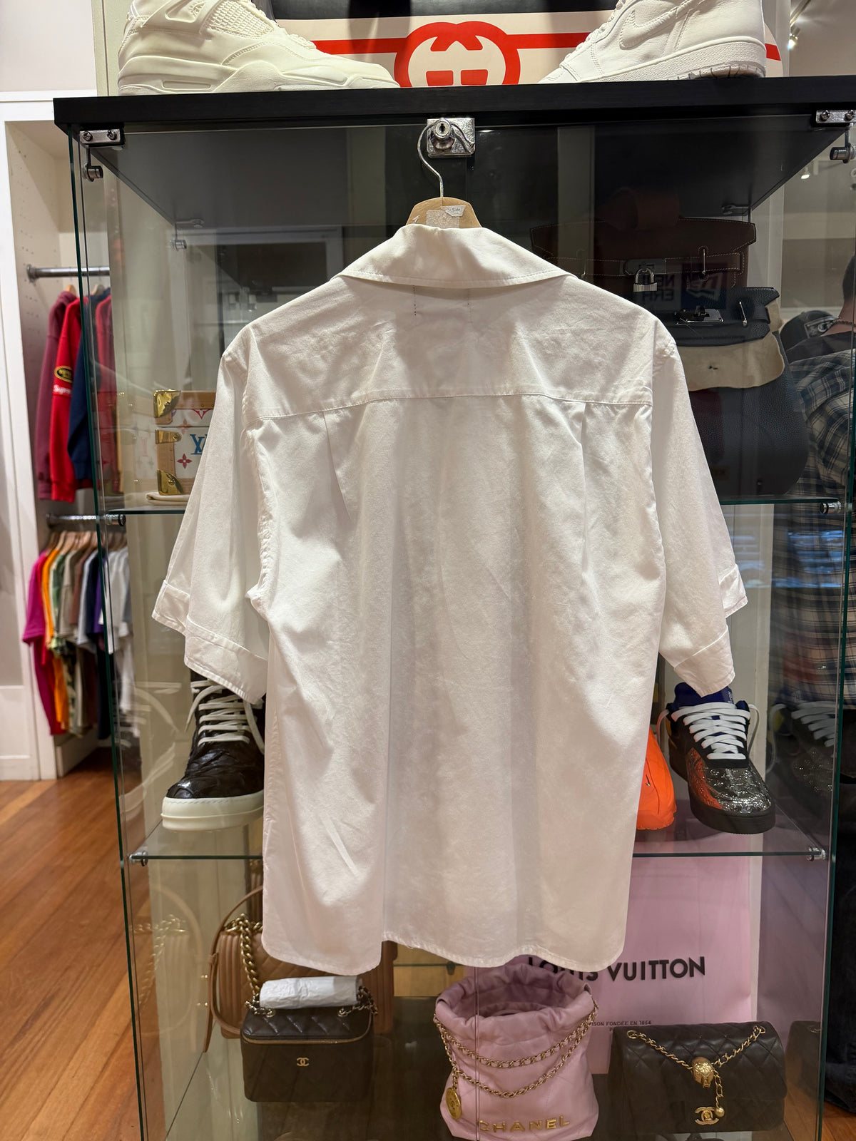 Enfants Riches Deprimes Girl/Gun Short Sleeve Button Up