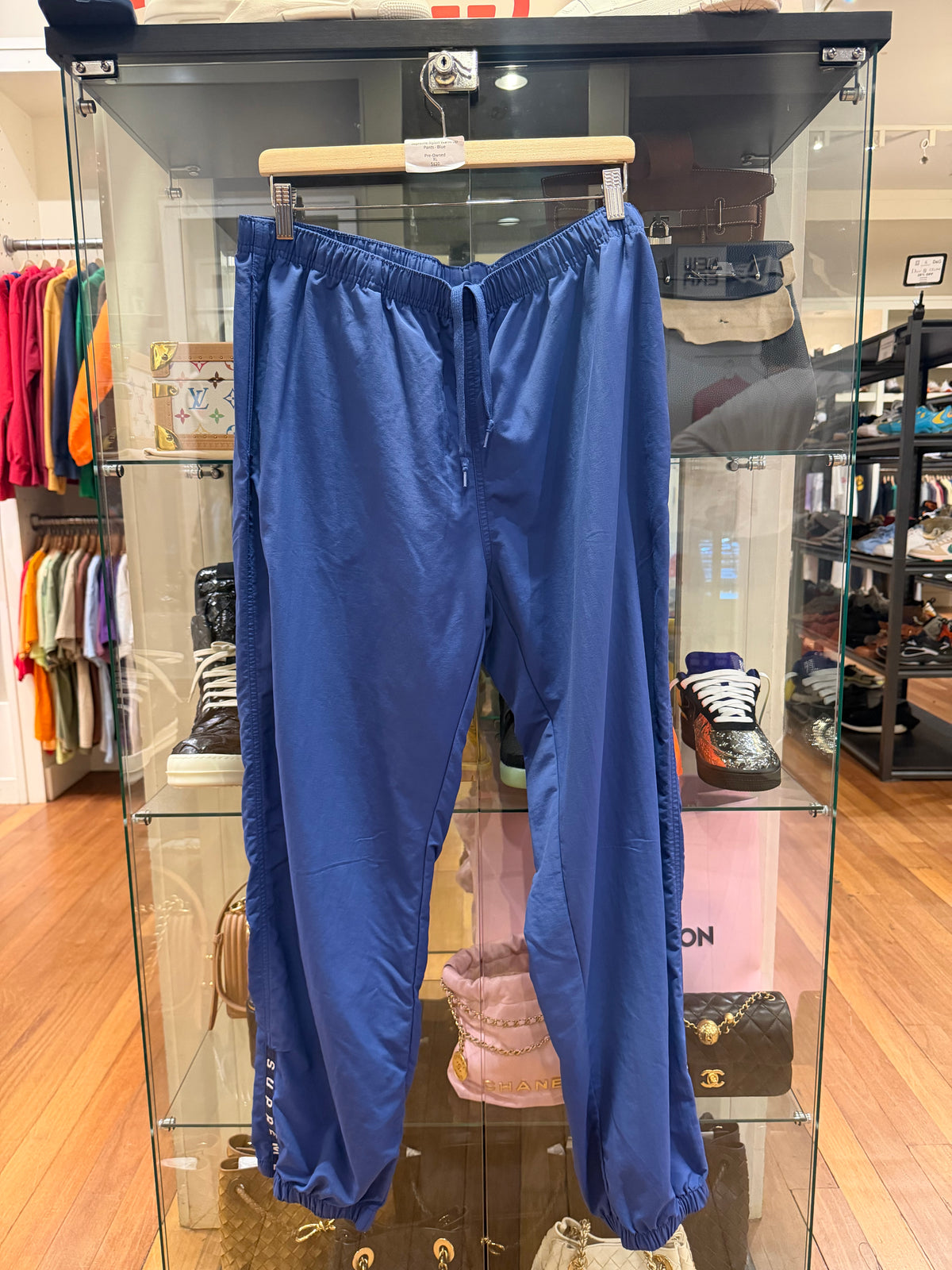 Supreme Nylon Warm Up
Pants - Blue