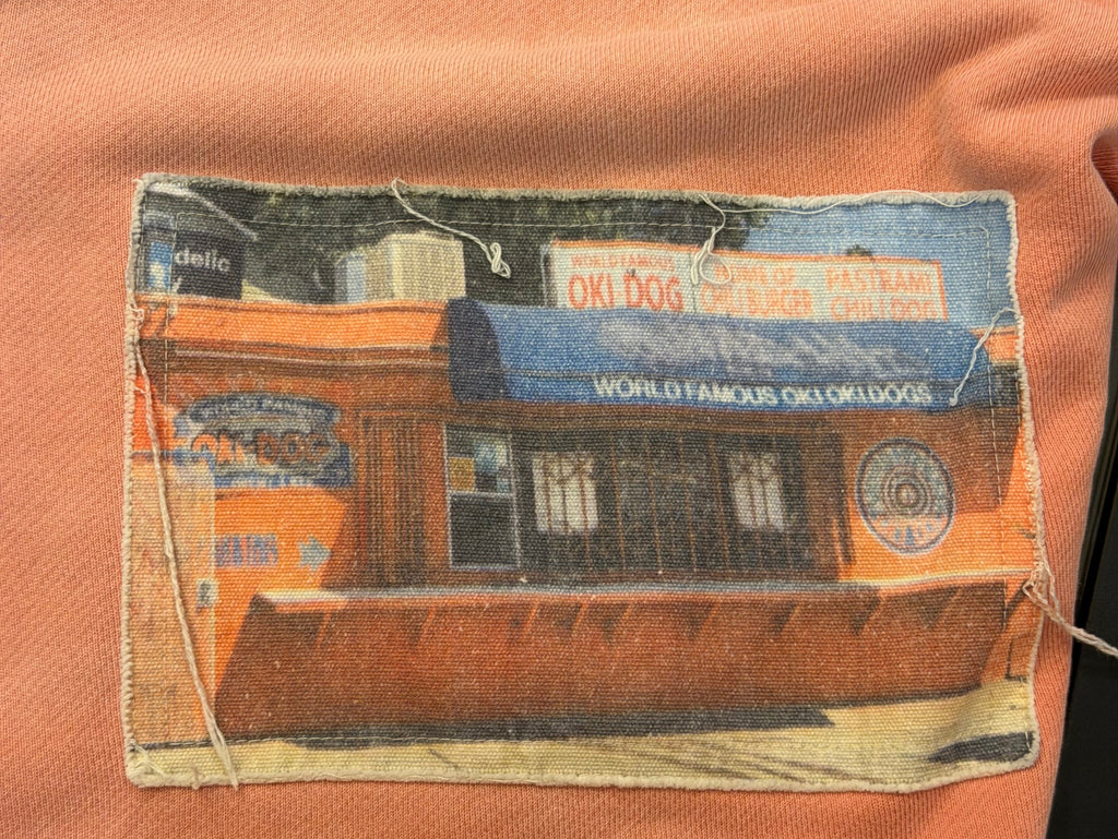 Paly Hollywood Oki Dog Graphic Print Hoodie