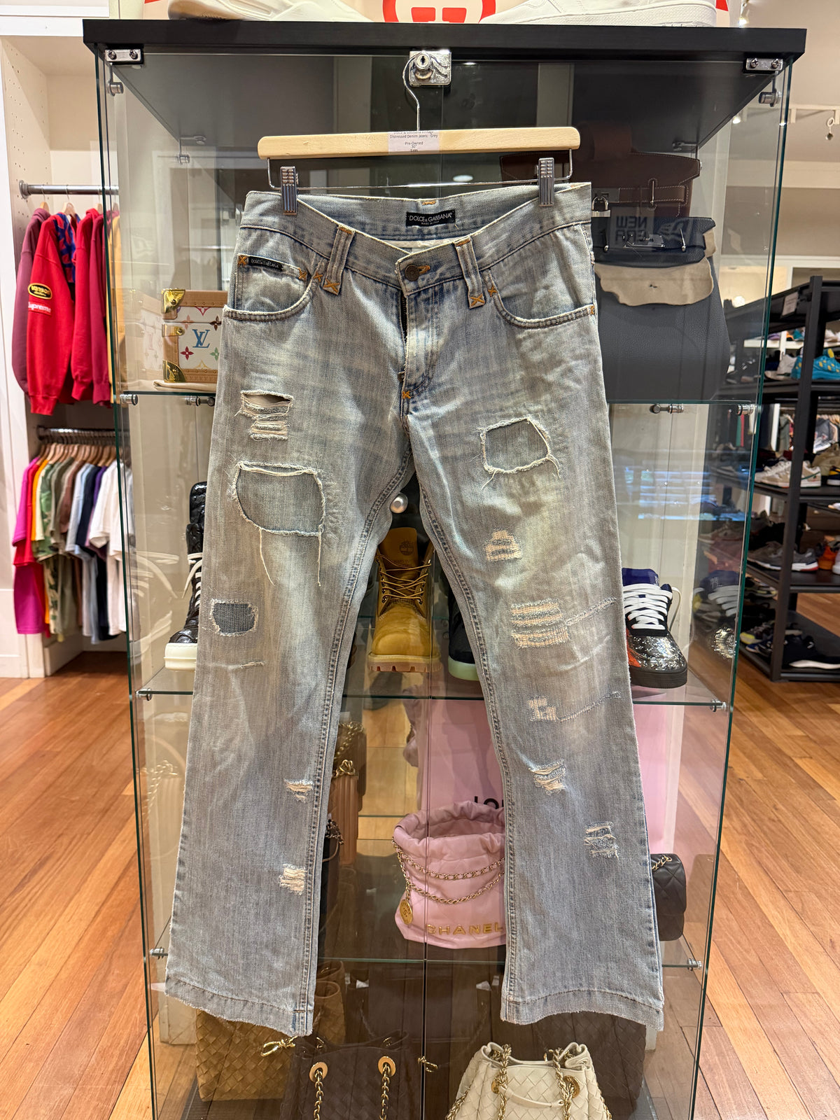 Dolce & Gabbana Vintage Distressed Denim Jeans - Blue