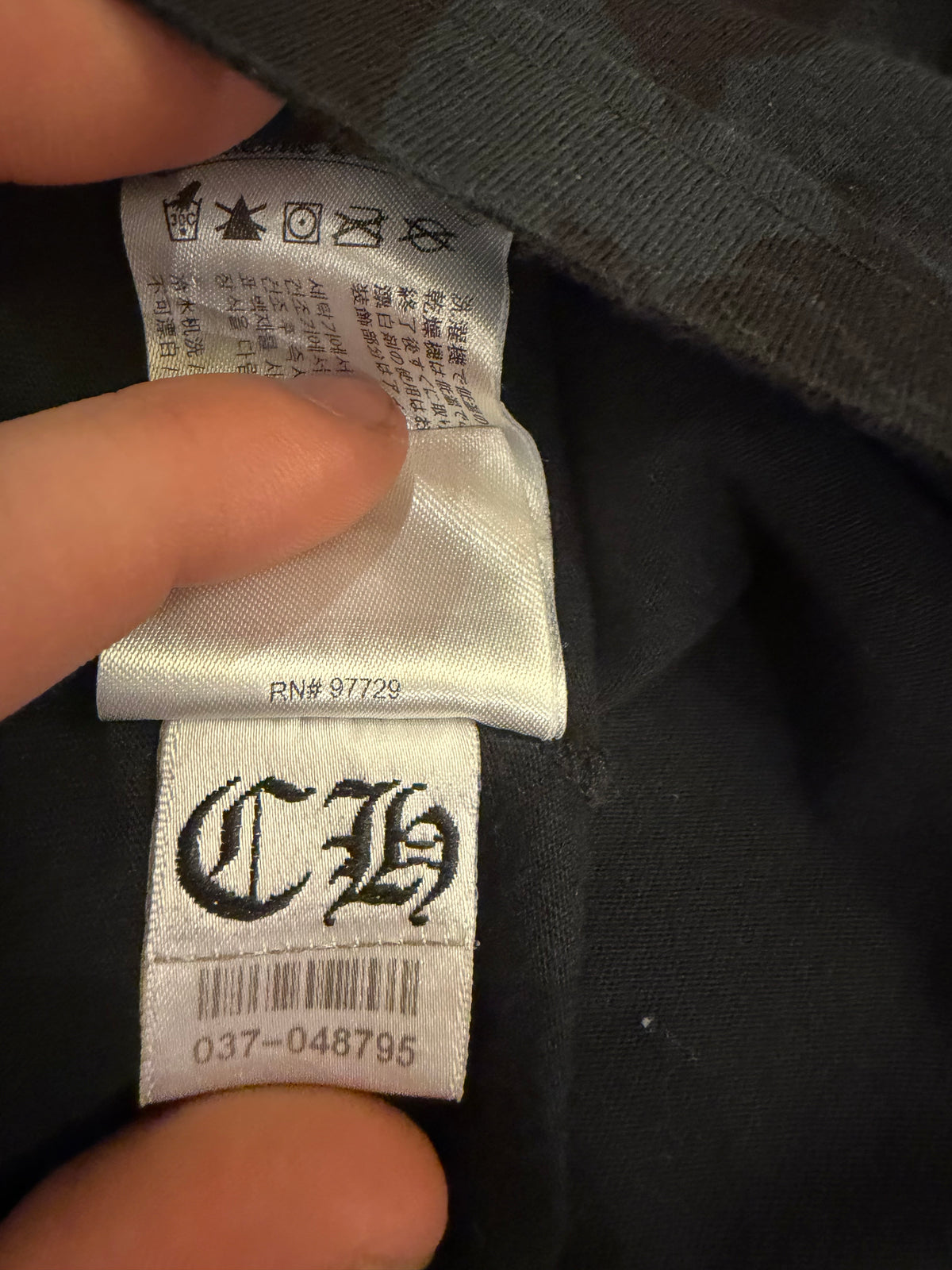Chrome Hearts Cemetery Cross Monogram Tee