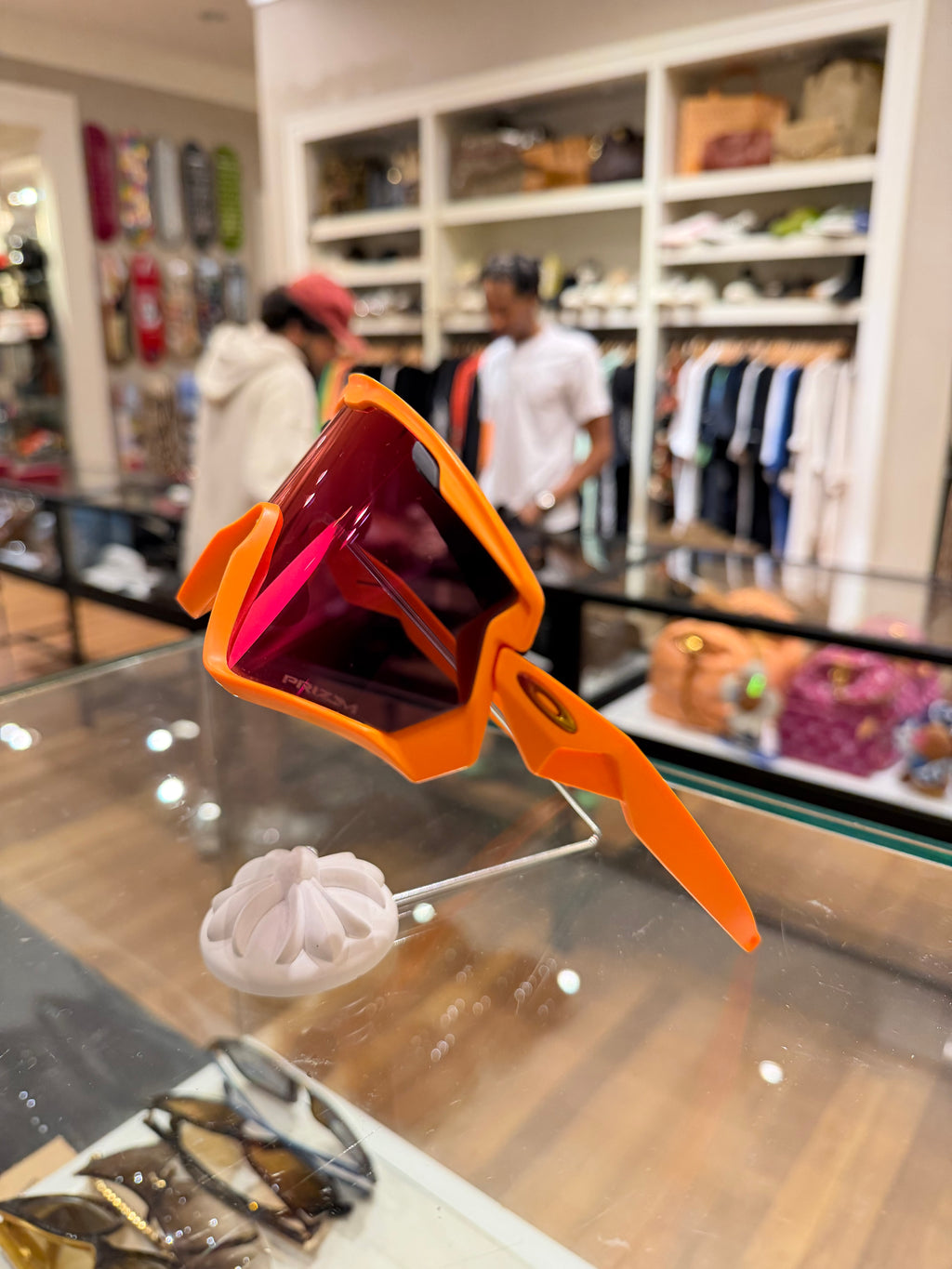 Oakley Wind Jacket Sunglasses - Orange