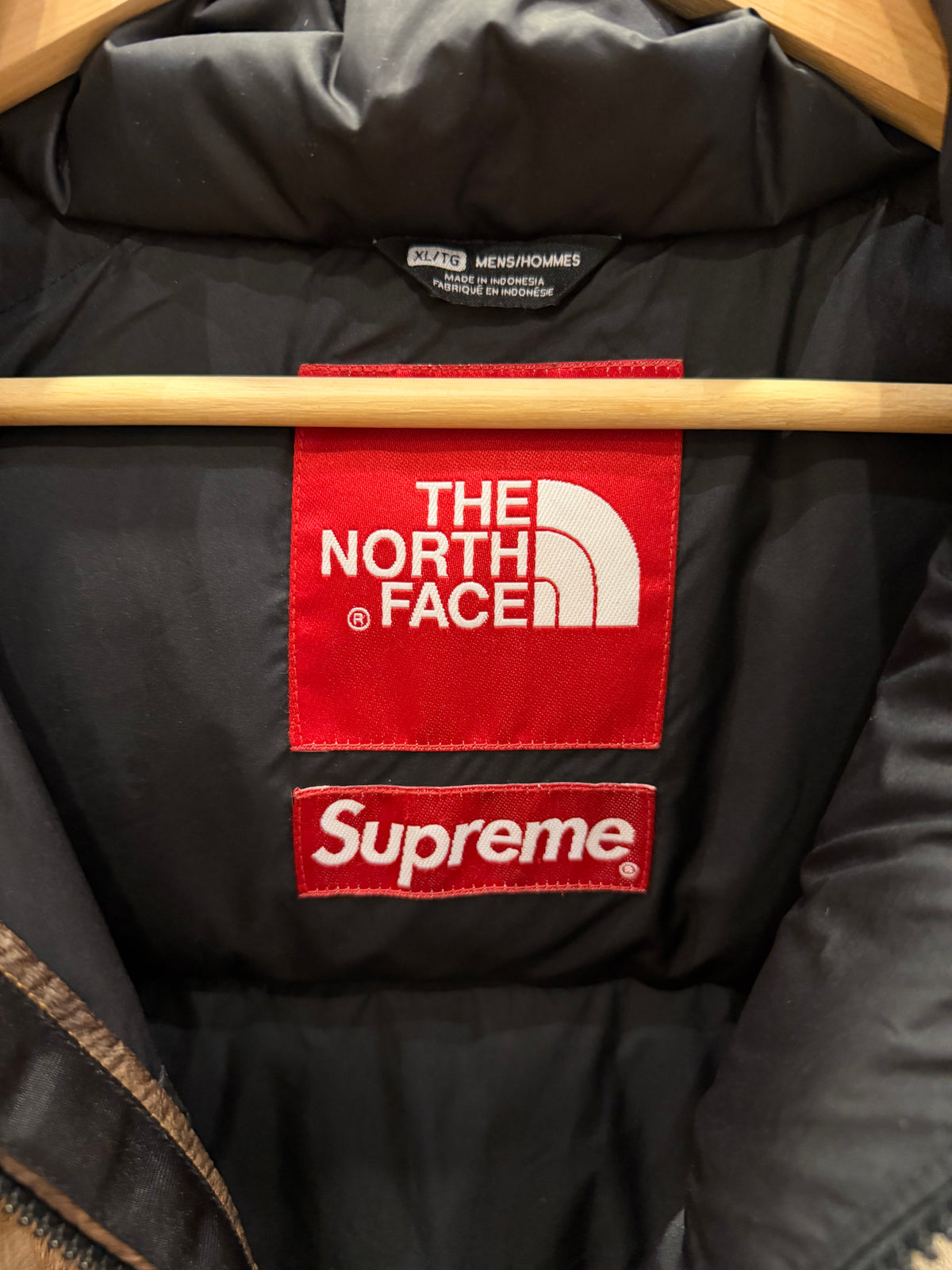 Supreme x The North Face Fur Print Nuptse