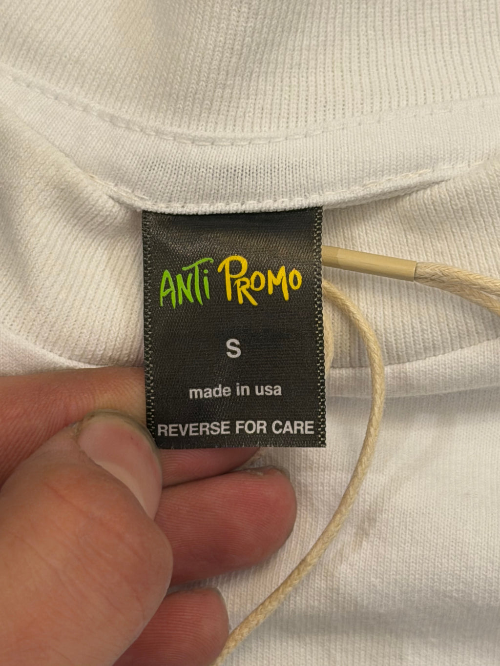 Anti Promo ‘Eat Your Greens’ Graphic Tee - White