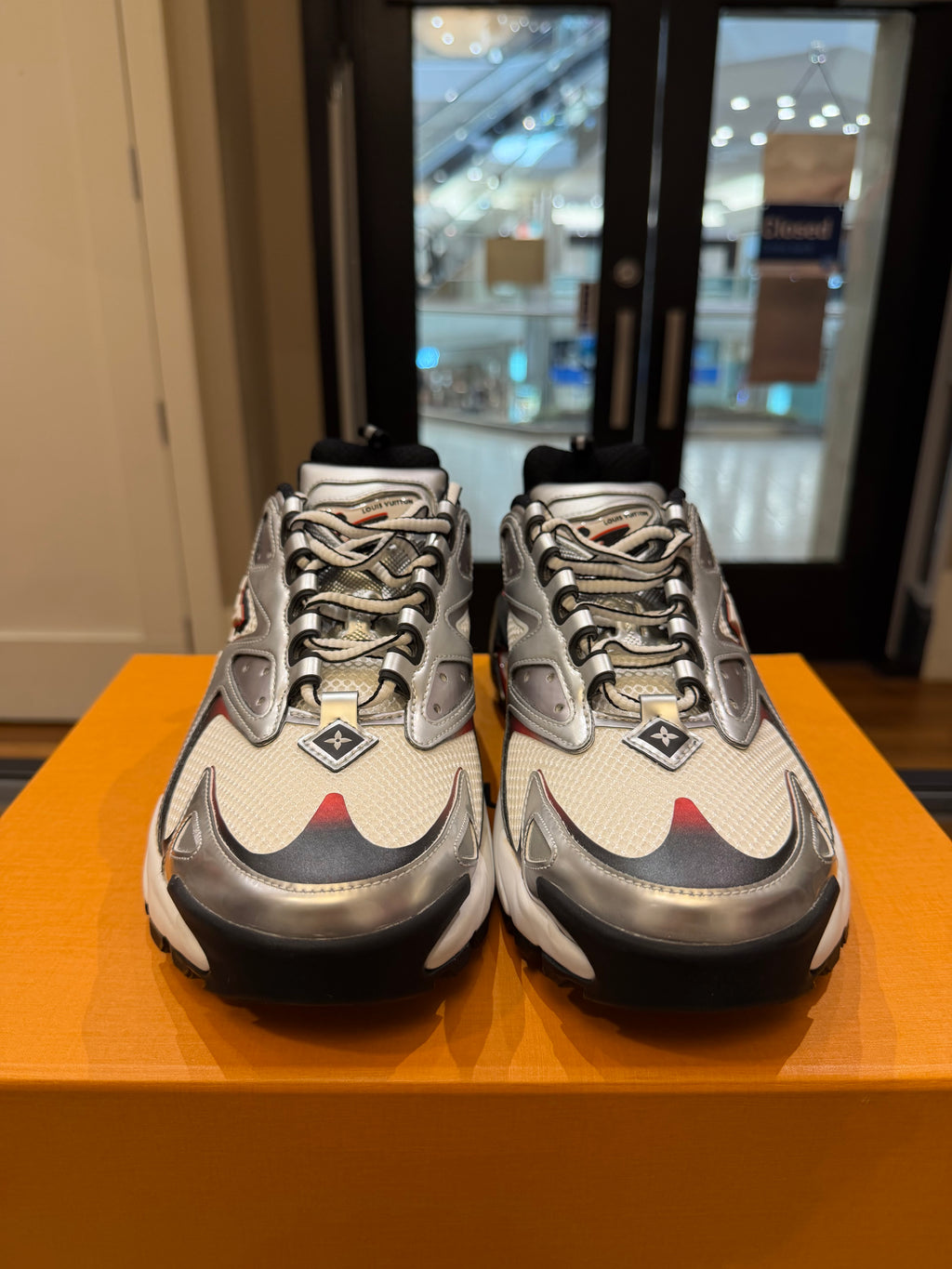 Louis Vuitton Runner Tactic Sneaker - Red/Silver