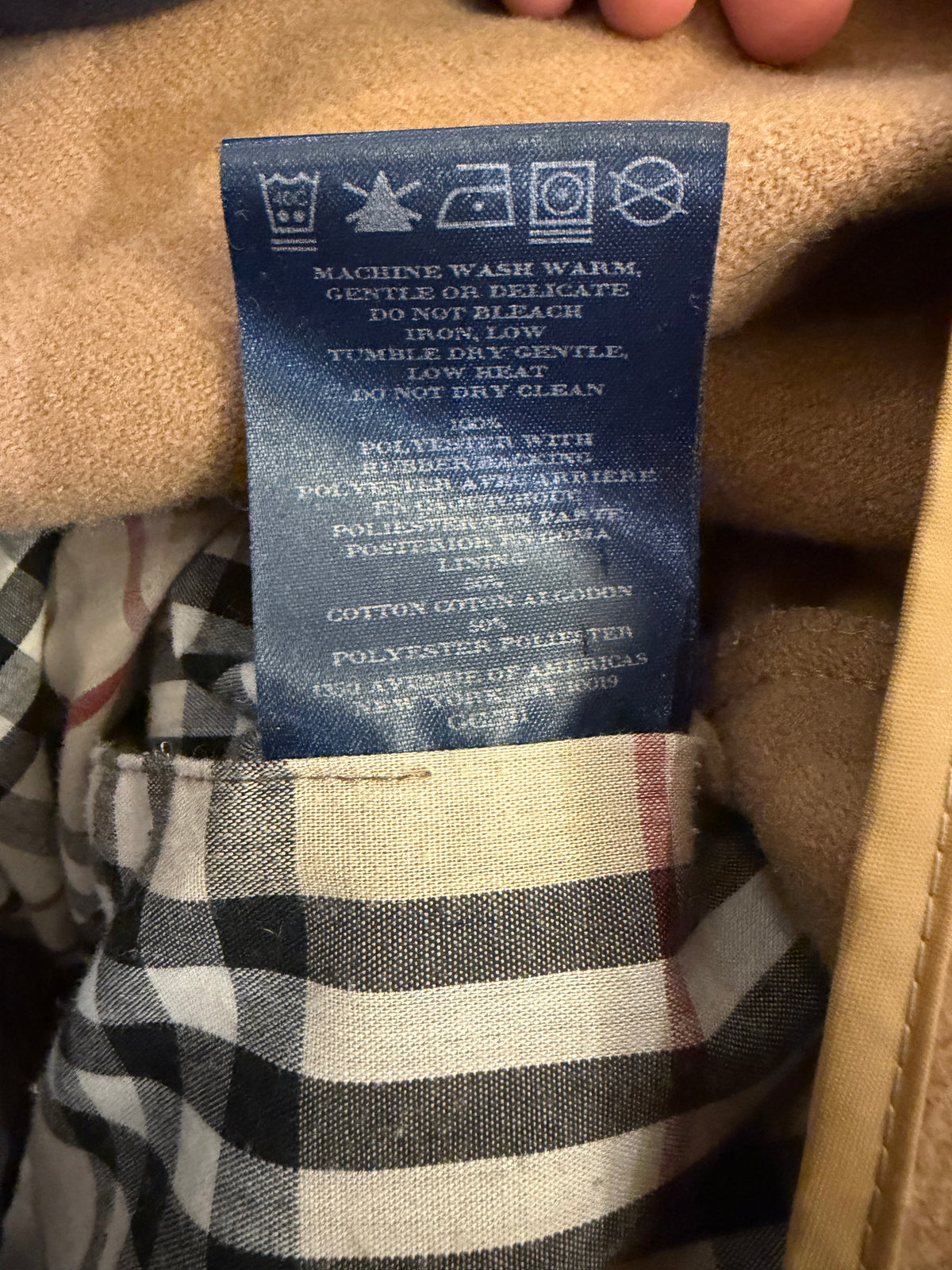 Burberry Hard Shell Trenchcoat