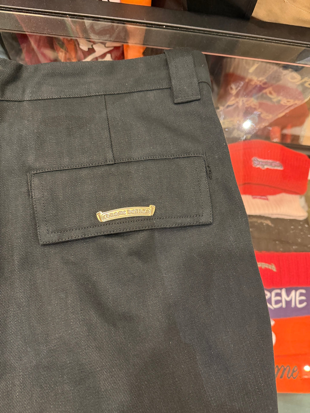 Chrome Hearts Street Sweeper Denim Jeans - Black