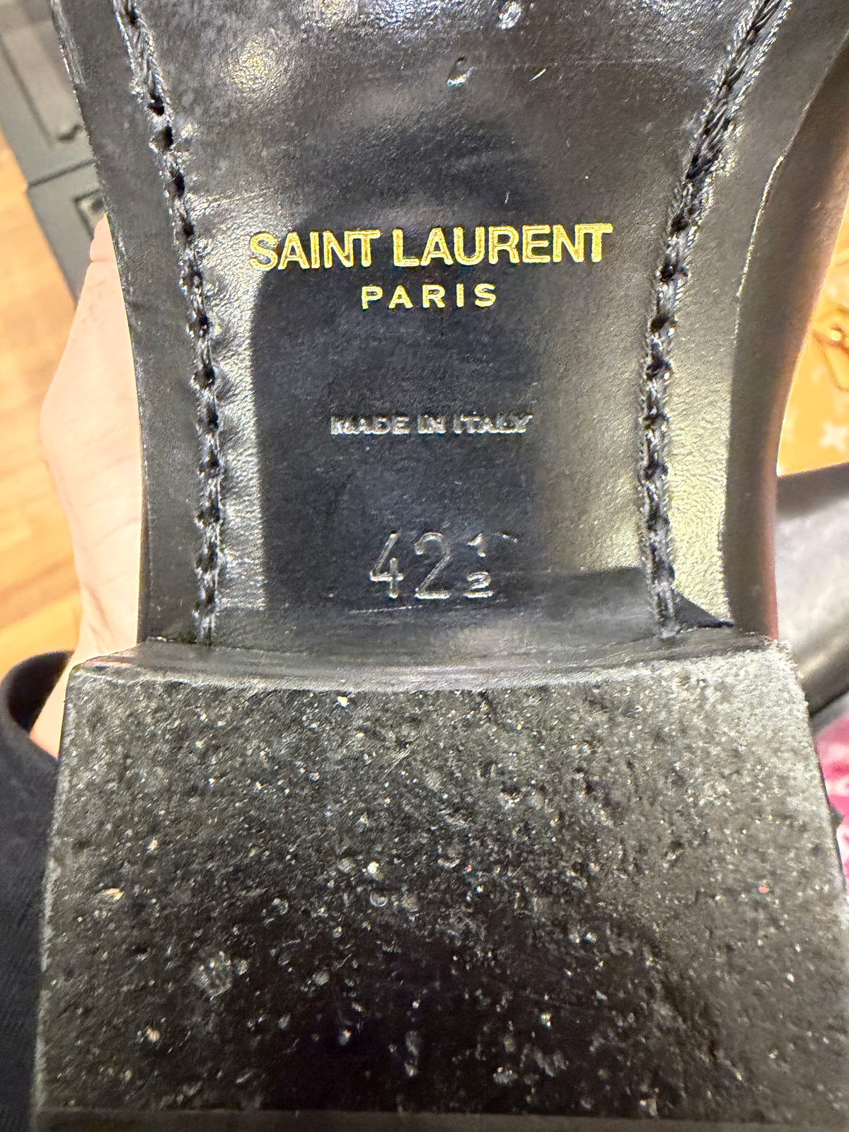 Saint Laurent Wyatt Chelsea Leather Boot