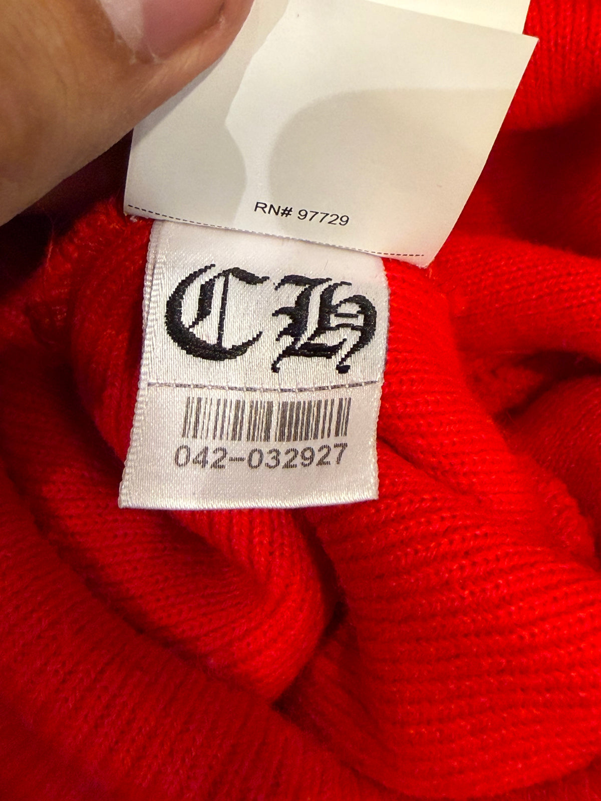 Chrome Heart CH Beanie - Red