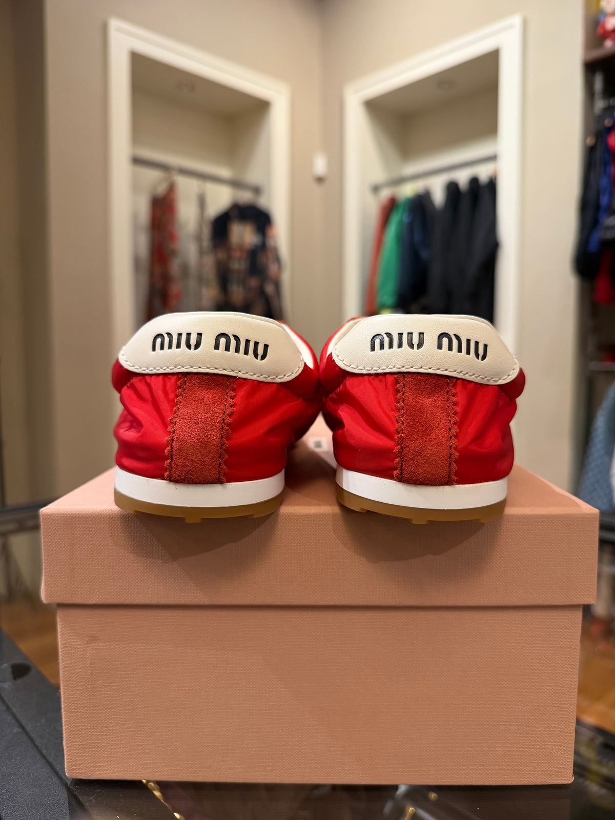 Miu Miu Low Top Nylon Suede - Ross