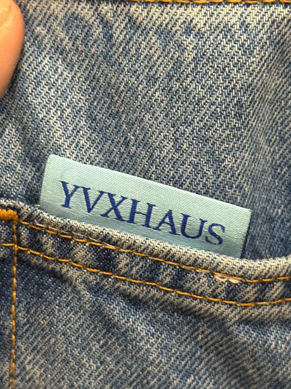 YVX Deconstructed Patchwork Jeans